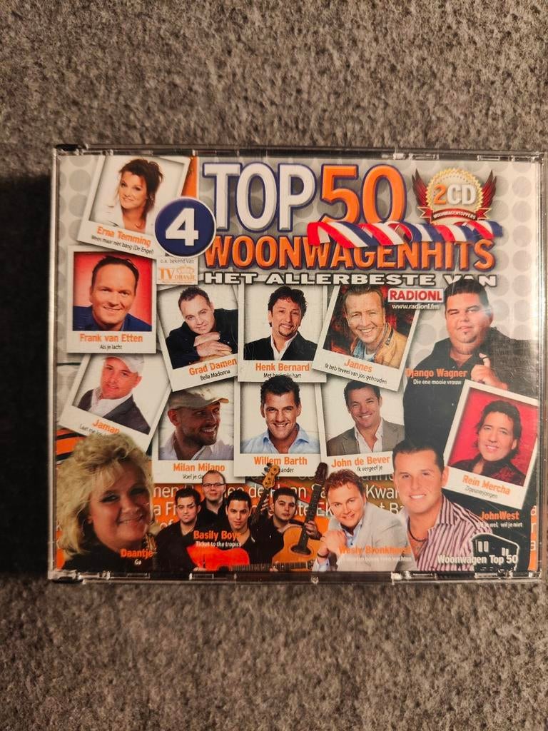Top 50 Woonwagenhits - 2CD - Diverse Artiesten, Ophalen of Verzenden, Zo goed als nieuw, Levenslied of Smartlap, Boxset