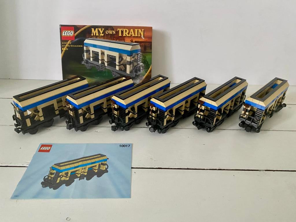 Lego trein 9V My Own Train 5x 10014 Zandhopper Doos Nieuwst., Ophalen of Verzenden, Zo goed als nieuw, Complete set, Lego