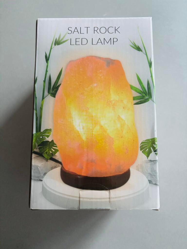 Zoutsteen LED Lamp - Nieuwstaat, Ophalen of Verzenden, Nieuw, Overige materialen, Minder dan 100 cm