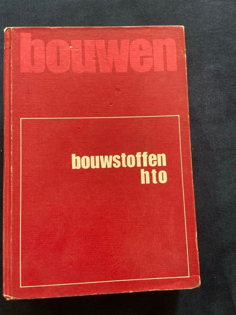 Bouwstoffen HTO - Bouwkunde Boek, Boeken, Ophalen of Verzenden, Gelezen, Bouwkunde