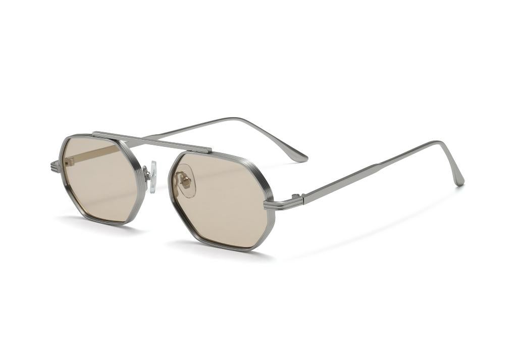 Festival zonnebril / planga / sunnies met metalen montuur, Overige merken, Zonnebril, Nieuw, Ophalen of Verzenden