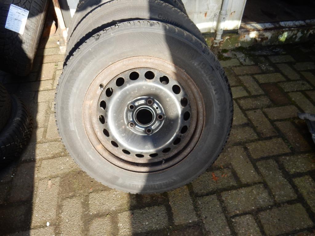 (Winterset) Audi/Vw 195/65/15, Ophalen, Gebruikt, 15 inch, Velg(en)
