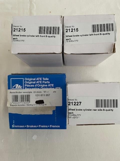 wielremcylinders VW spijlbus, Auto-onderdelen, Ophalen of Verzenden, Nieuw, Volkswagen