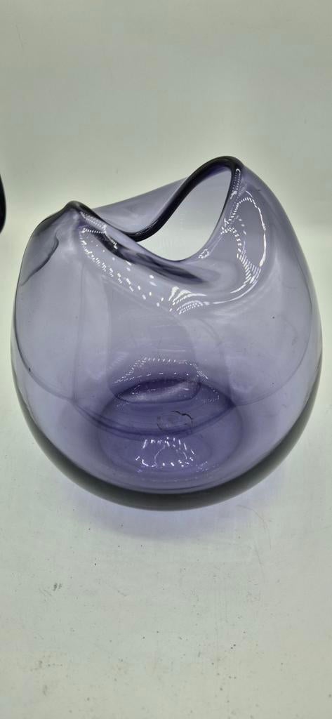 Vintage Mid-Century Art Glass Vaas – Josef Hospodka Chřibska, Antiek en Kunst, Antiek | Glas en Kristal, Ophalen of Verzenden