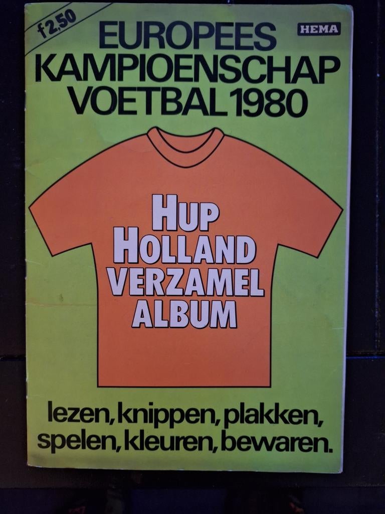 Verzamelalbum EK 1980 Holland, Verzamelen, Sportartikelen en Voetbal, Ophalen of Verzenden, Zo goed als nieuw, Overige binnenlandse clubs