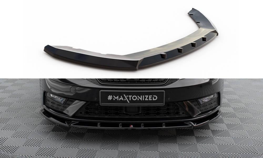 Voorlip sideskirt spoiler diffuser - Seat Leon 16-20, Auto diversen, Ophalen of Verzenden