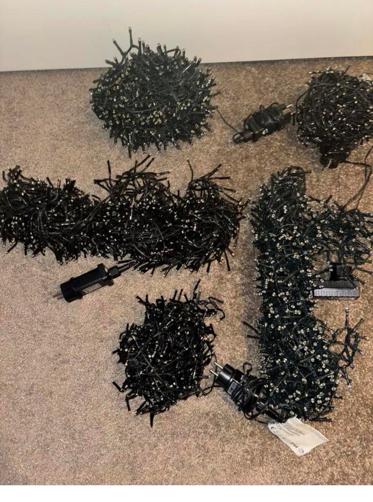 Lichtsnoer / Kerstverlichting - Cluster, Huis en Inrichting, Lampen | Hanglampen, Ophalen of Verzenden, Nieuw, Kunststof