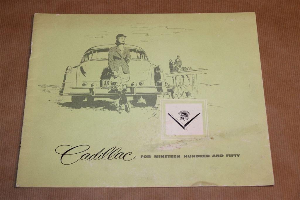 Oude reclame-uitgave Cadillac - 1950 !!, Ophalen of Verzenden, Zo goed als nieuw