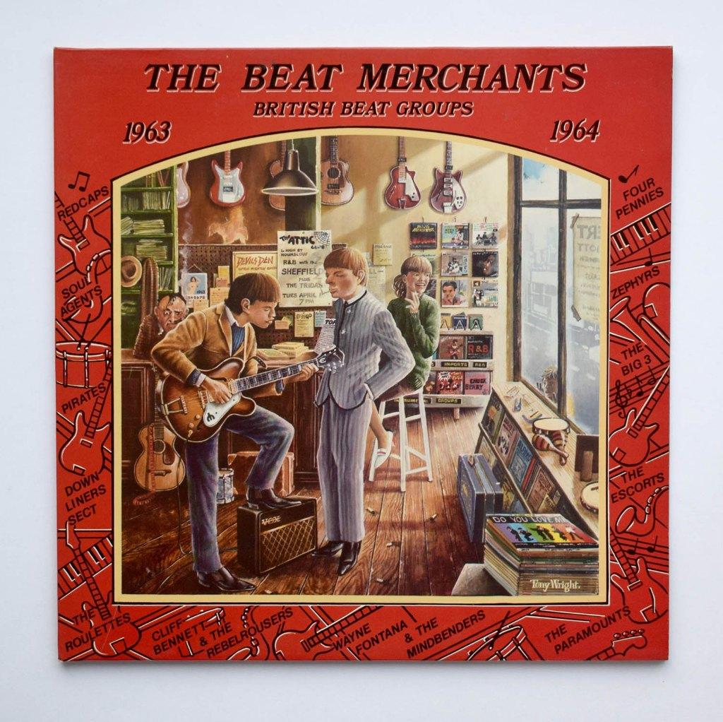 The Beat Merchants/British Beat Groups 1963-1964 vinyl 2LP's, Verzenden, Gebruikt, 12 inch, Pop