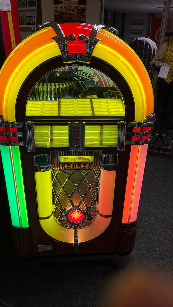 Jukeboxen diverse Wurlitzer OMT, verkoop, inkoop, reparatie., Ophalen of Verzenden, Zo goed als nieuw, 1970 tot heden, Wurlitzer
