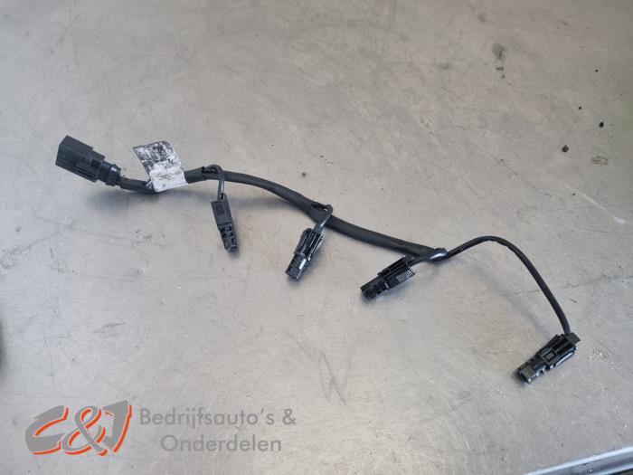 Kabelboom motorruimte van een Mercedes Sprinter