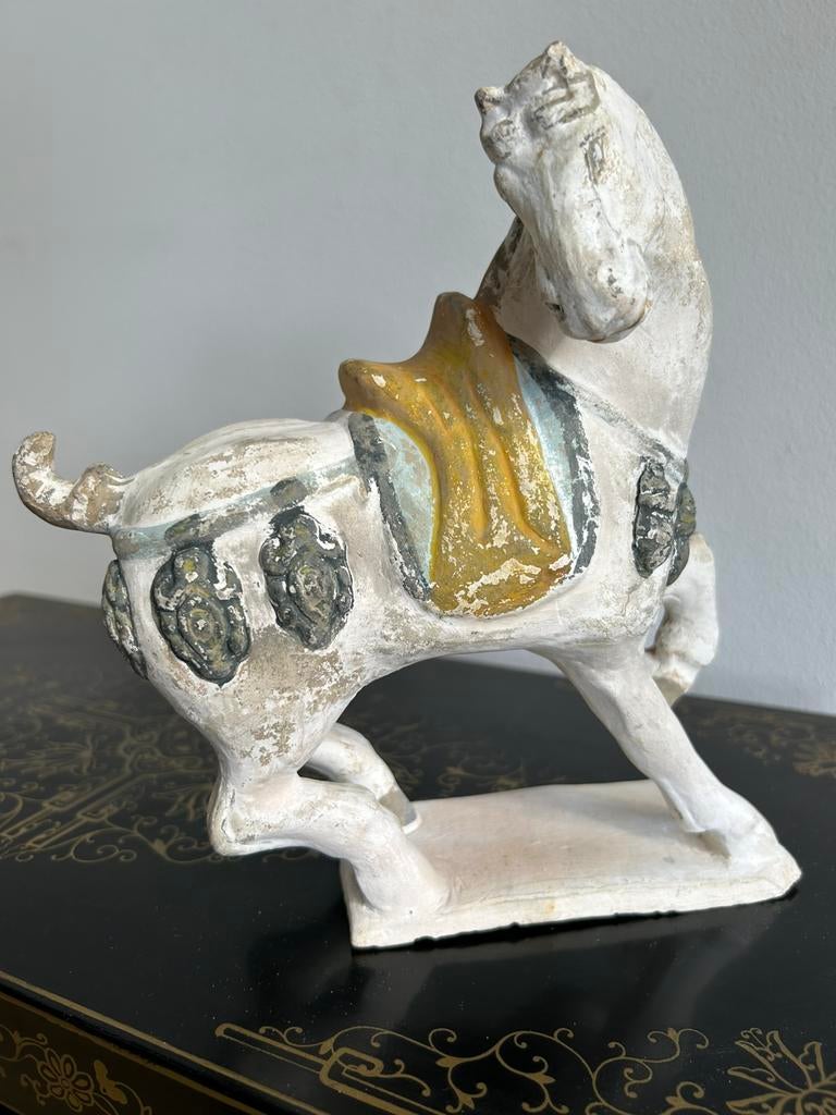 Chinees aardewerk Tang oorlogspaard, Antiek en Kunst, Ophalen of Verzenden