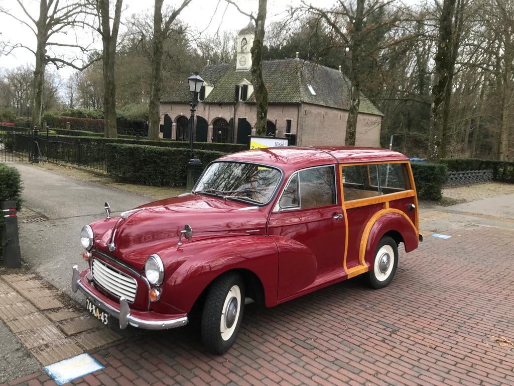 Morris 1968 Rood, Achterwielaandrijving, 770 kg, Origineel Nederlands, Stationwagon