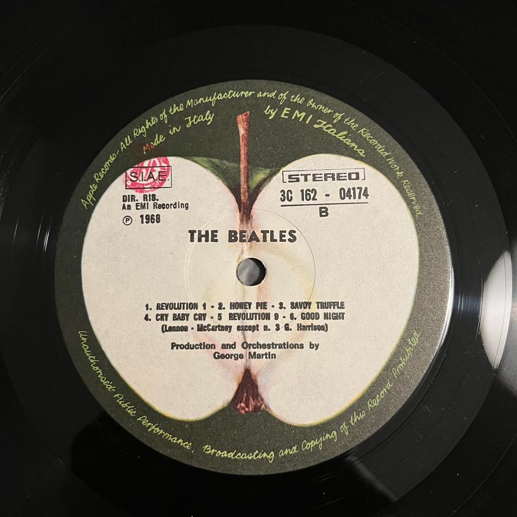 Beatles LP White Album Italië, Cd's en Dvd's, Vinyl | Pop, Verzenden, Gebruikt, 12 inch