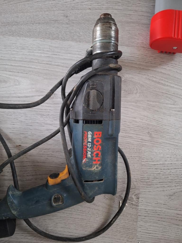 Bosch GBM 13-2 RE Boormachine - Gebruikt, Boormachine, Ophalen of Verzenden, Variabele snelheid, Gebruikt