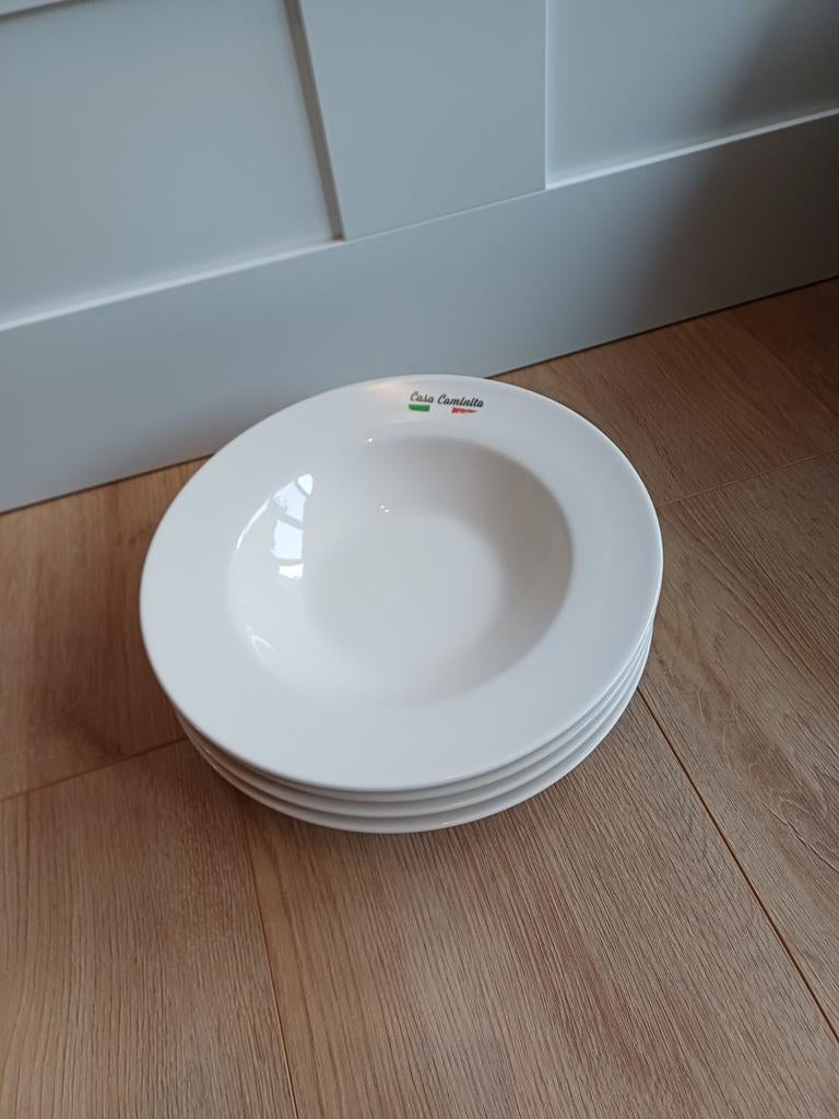 Grote Pasta Borden - Casa Caminita, Huis en Inrichting, Keuken | Servies, Gebruikt, Verzenden, Bord(en), Effen