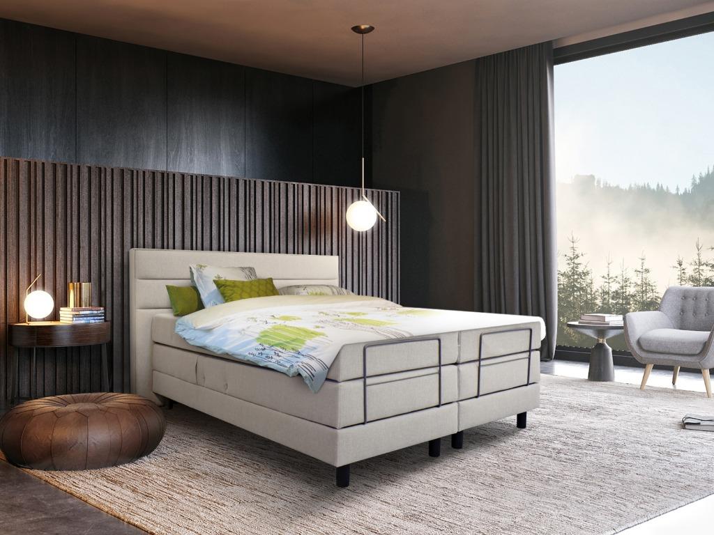 Nieuwe Boxsprings al vanaf €645,-, Ophalen, Crème, 140 cm, 200 cm