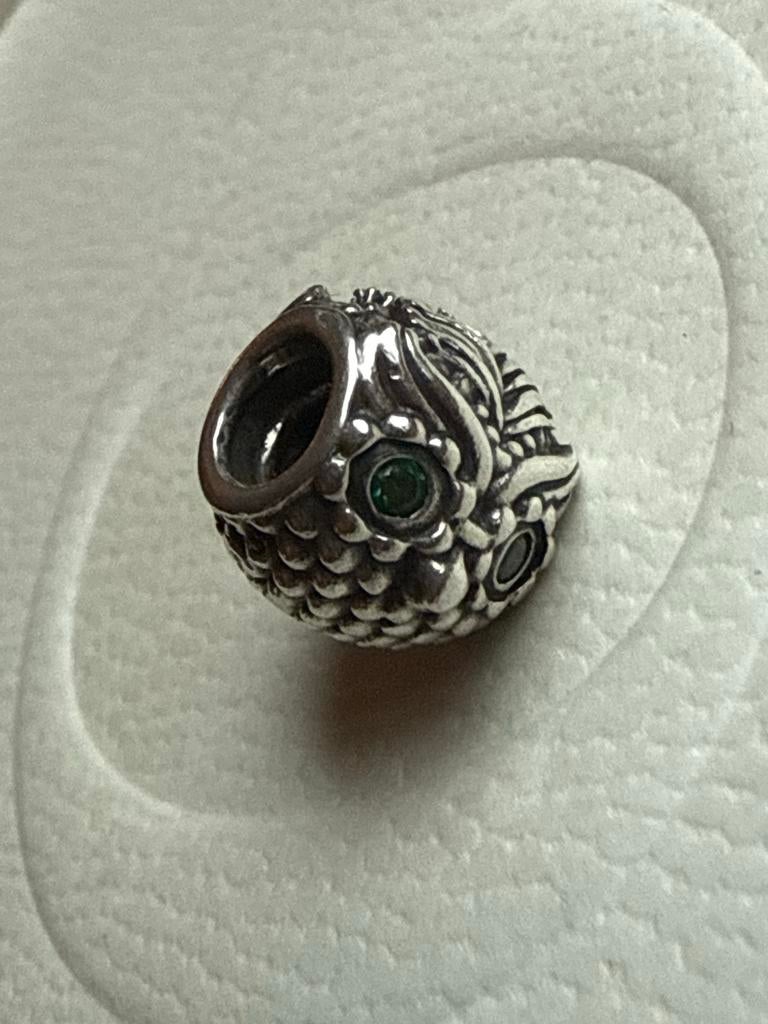 Pandora uil bedel, Ophalen of Verzenden, Zo goed als nieuw, Zilver, Pandora