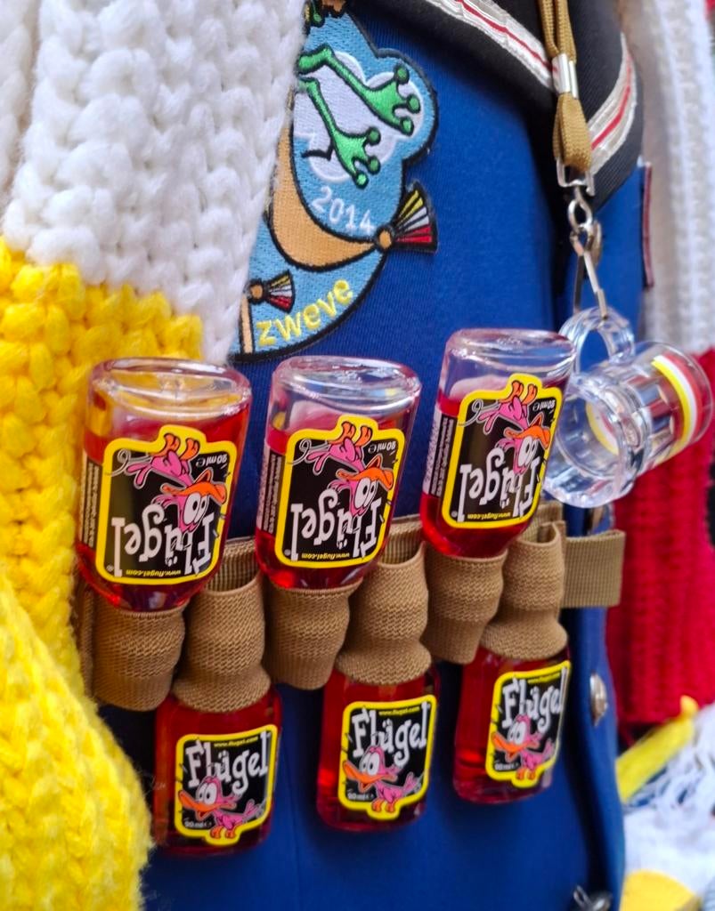(Carnaval) embleem voor shots (ook leuk voor andere feeste), Ophalen of Verzenden, Nieuw, Carnaval