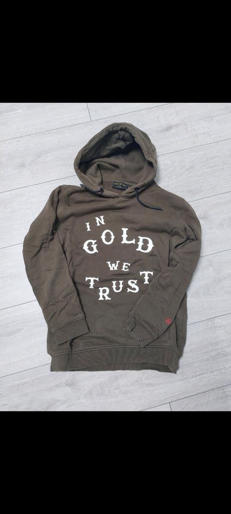 In Gold We Trust hoodie maat 164, Kinderen en Baby's, Kinderkleding | Maat 164, Jongen of Meisje, Trui of Vest, Ophalen of Verzenden