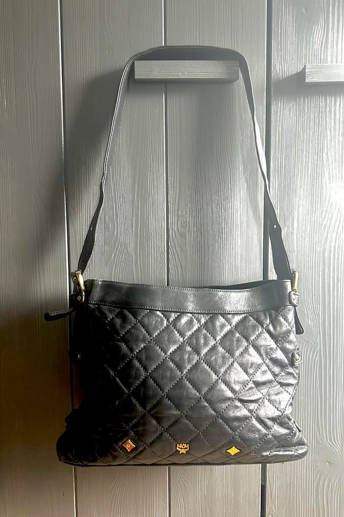 MCM Vintage Tas, Sieraden, Tassen en Uiterlijk, Tassen | Damestassen, Ophalen of Verzenden, Zo goed als nieuw, Zwart, Schoudertasje