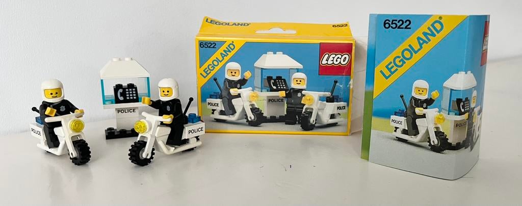 Lego Legoland 6522 Highway Patrol met doos en instructie, Ophalen of Verzenden, Complete set, Lego
