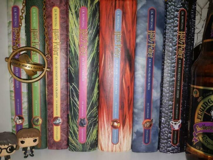 Harry Potter: complete serie boeken, hardcover Nederlands, Ophalen of Verzenden, Gelezen, J.K. Rowling