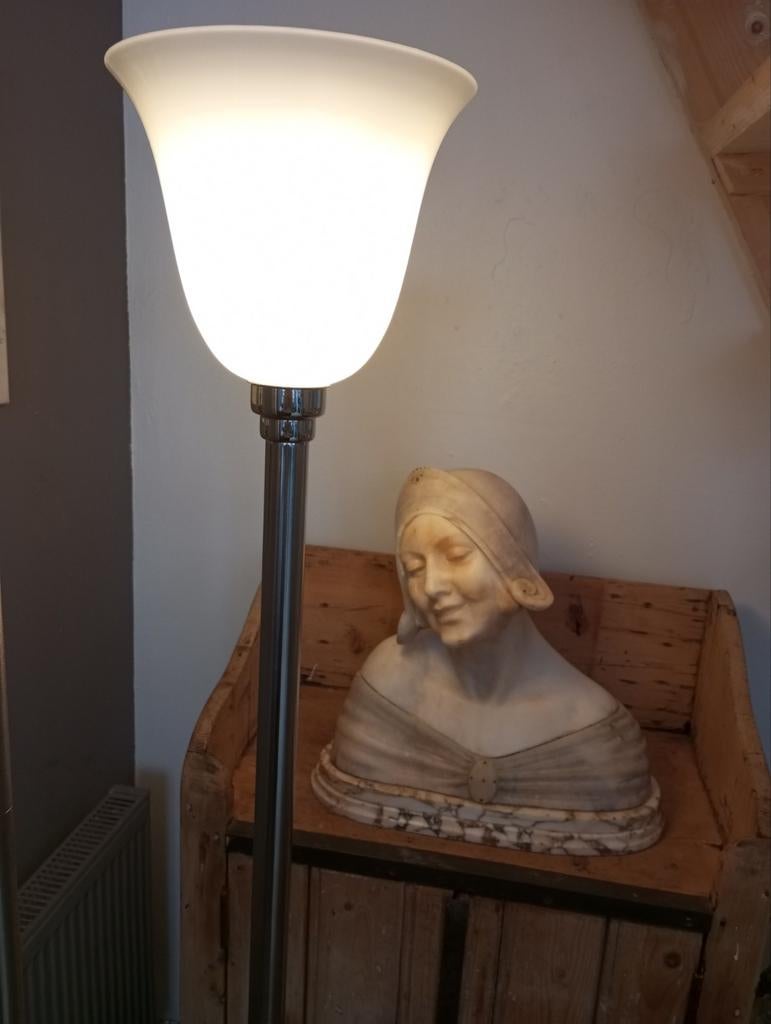 Staande "Art Deco"  Tulp vloerlamp., Ophalen, 150 tot 200 cm