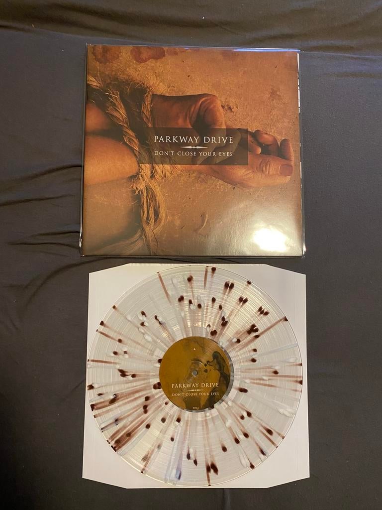 Parkway Drive Eyes Splatter Vinyl, Cd's en Dvd's, Vinyl | Hardrock en Metal, Ophalen of Verzenden, Zo goed als nieuw