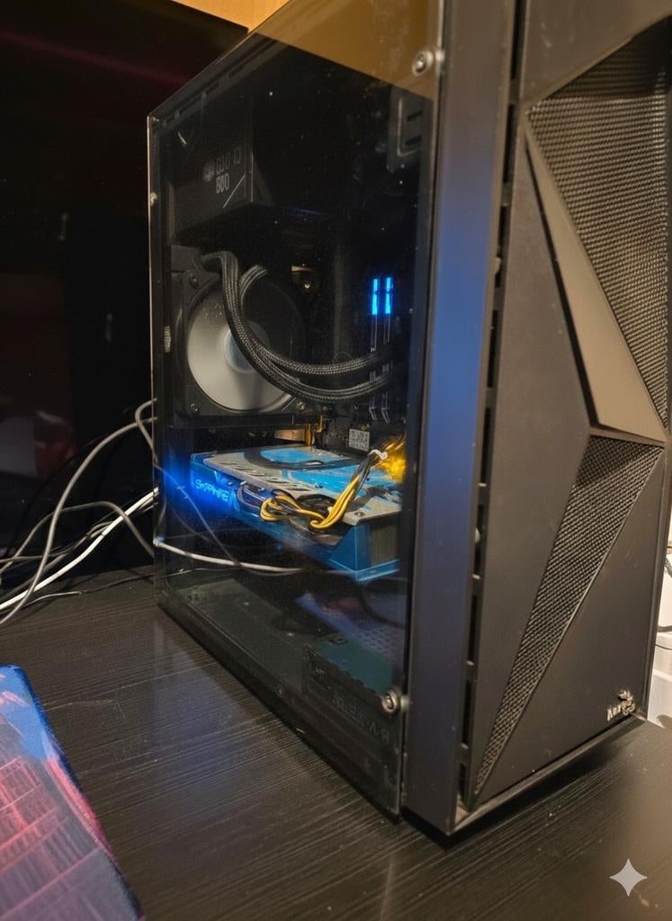 Goeie game desktop/pc., Met monitor, 32 GB, Virtual Reality, AMD Ryzen 7