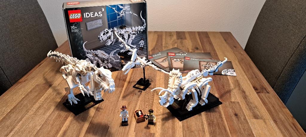 Lego Ideas Dinosaurusfossielen (21320), Ophalen of Verzenden, Zo goed als nieuw, Complete set, Lego