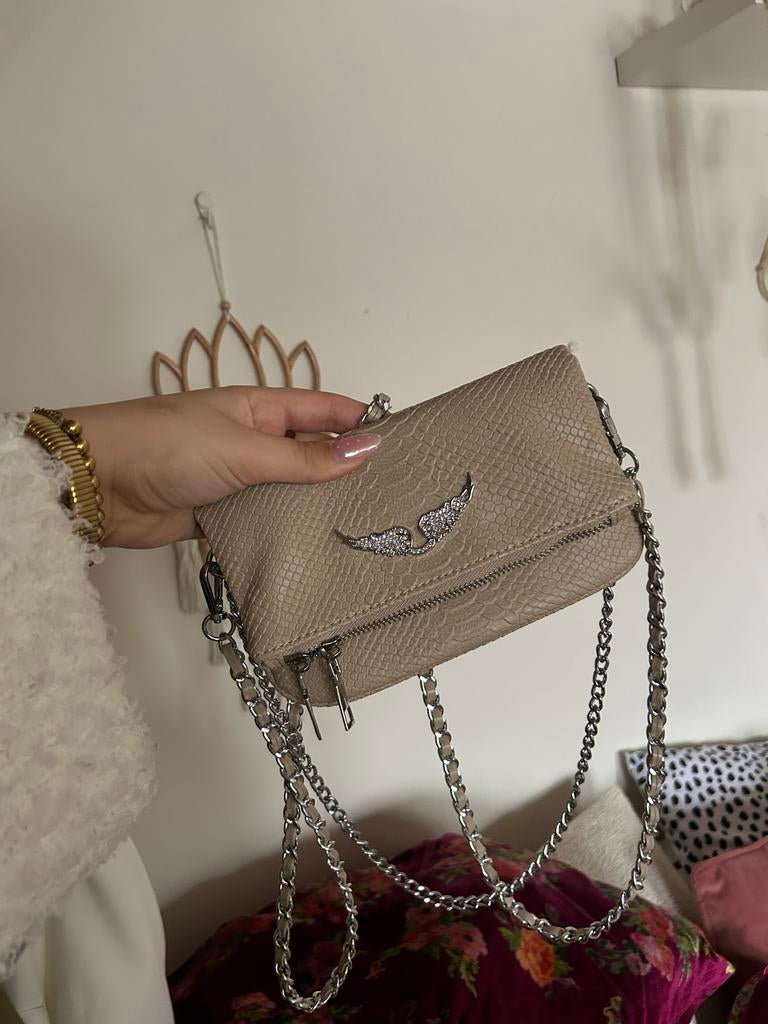 Zadig & Voltaire Tas - Nep, Sieraden, Tassen en Uiterlijk, Tassen | Damestassen, Ophalen of Verzenden, Zo goed als nieuw, Beige