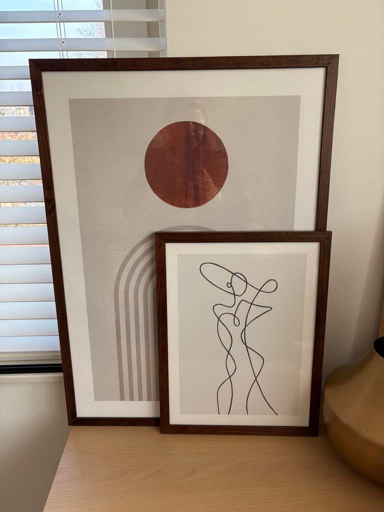 Posters - Set van 2 (zonder lijst), Ophalen of Verzenden, Zo goed als nieuw, A1 t/m A3
