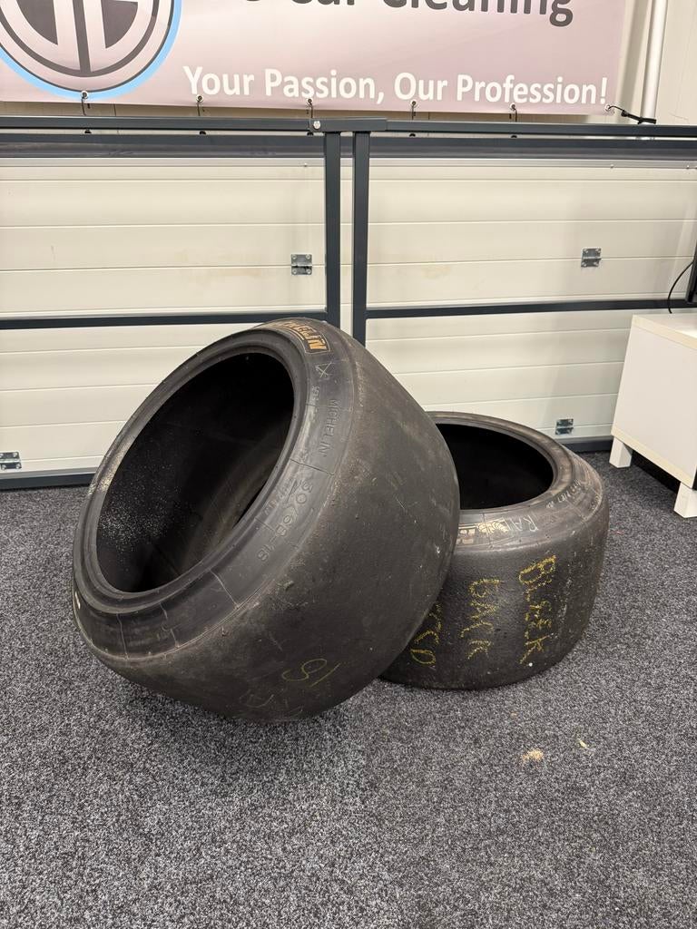 Porsche Cup Banden 30/68-18 Bleekemolen Racing, Auto-onderdelen, Banden en Velgen, 18 inch, Gebruikt, Overige, Band(en)