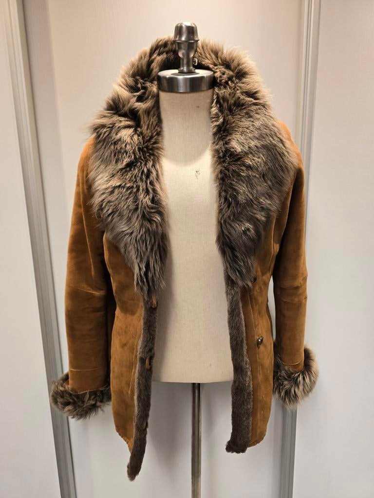 Arma dames lammy coat - maat 40 / M - lamsleer lamsvacht, Maat 38/40 (M), Bruin, Arma, Ophalen of Verzenden