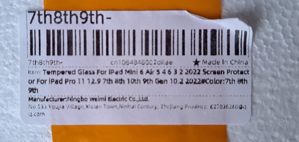 iPad 10.2 inch Screenprotector (7th, 8th, 9th Gen) - Nieuw, Computers en Software, Apple iPads, 10 inch, Apple iPad, Nieuw, Ophalen of Verzenden