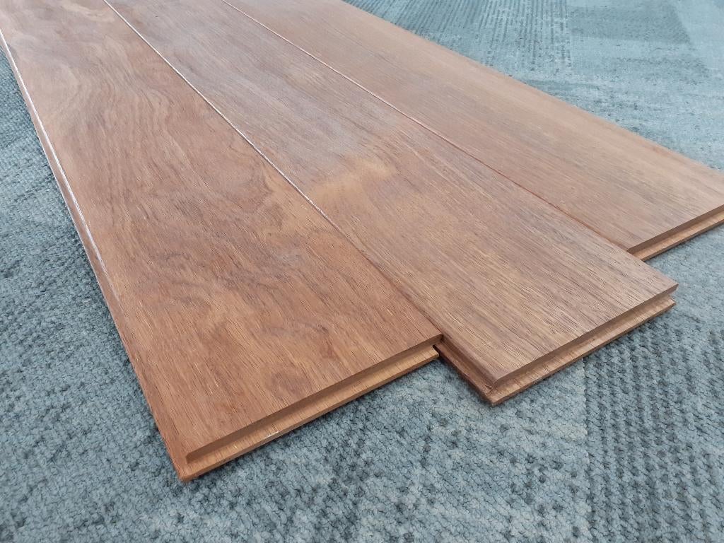Massief Merbau vloerdelen partij 31.50m2 - 19x180mm, Planken, Nieuw, Ophalen of Verzenden, Hardhout