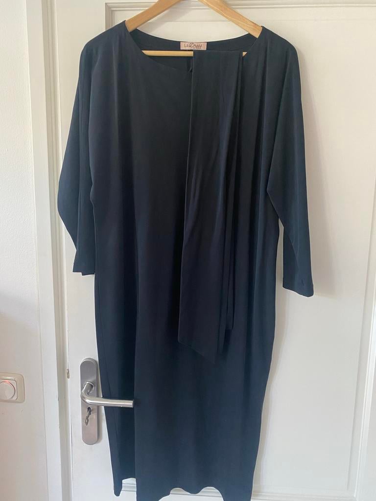La Dress Caroline jurk zwart XL - Gedragen, Kleding | Dames, Ophalen of Verzenden, Gedragen, Maat 42/44 (L), Zwart