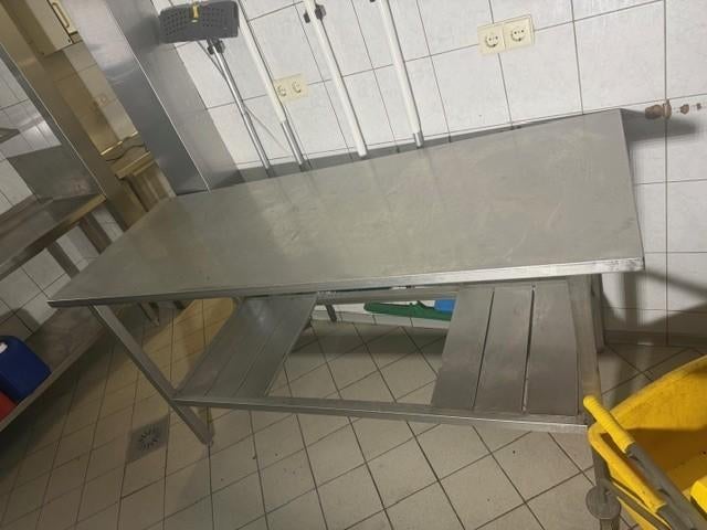 werkbank RVS, Huis en Inrichting, Ophalen, Gebruikt