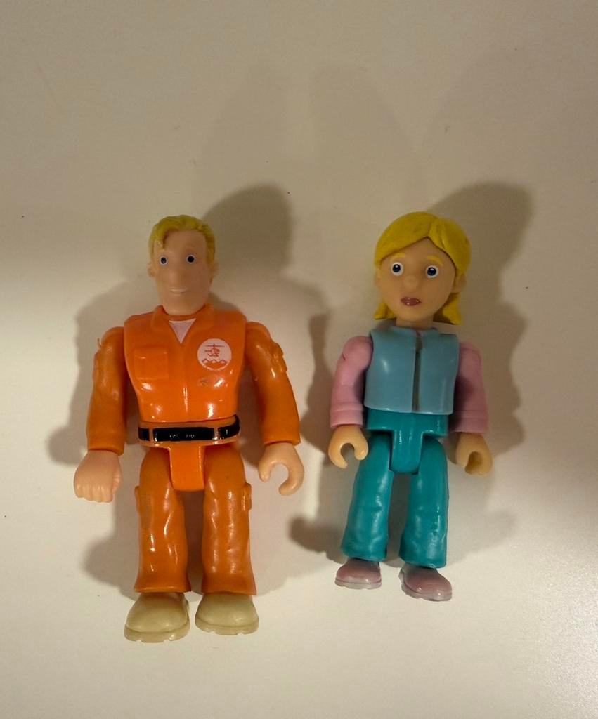 Brandweerman Sam 2 poppetjes, Kinderen en Baby's, Speelgoed | Actiefiguren, Ophalen of Verzenden, Zo goed als nieuw