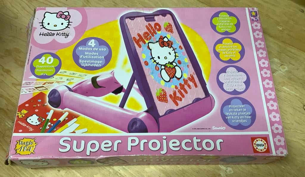 Hello Kitty super projector, Ophalen of Verzenden, Zo goed als nieuw