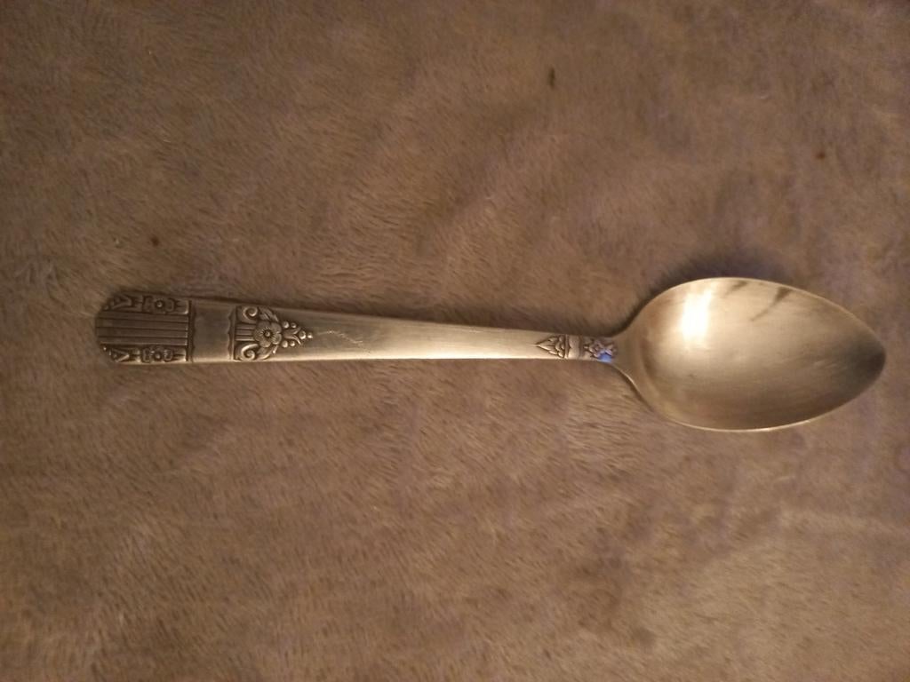 Antiek lepeltje WM.A.Rogers service  oneida LTd, Antiek en Kunst, Antiek | Bestek, Ophalen of Verzenden