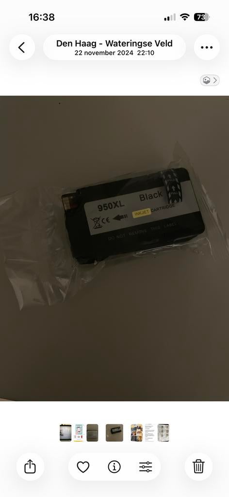 HP 950 XL Cartridge - OfficeJet Pro Printers, Computers en Software, Printerbenodigdheden, Nieuw, Cartridge, Ophalen of Verzenden