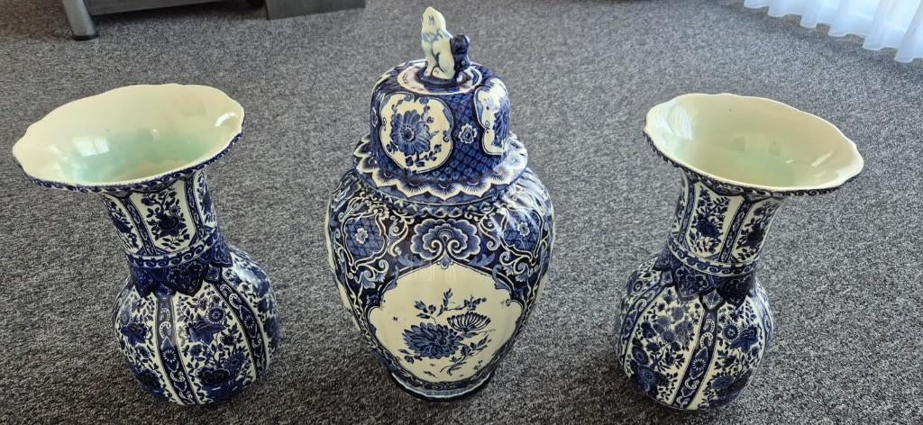 Delfts Blauw kaststel, Antiek en Kunst, Curiosa en Brocante, Ophalen