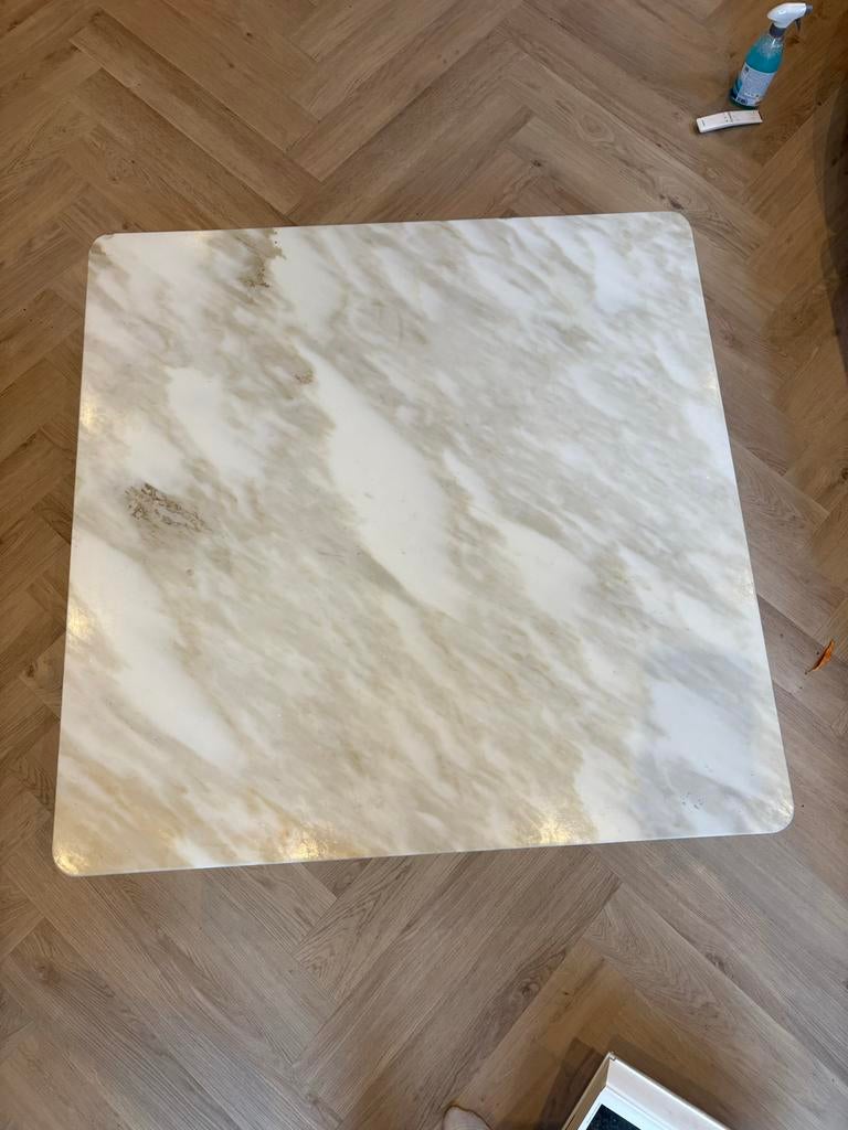 Carrera Marmer Salontafel - Massief en Prachtig, Huis en Inrichting, Tafels | Salontafels, Ophalen, Overige materialen, Gebruikt