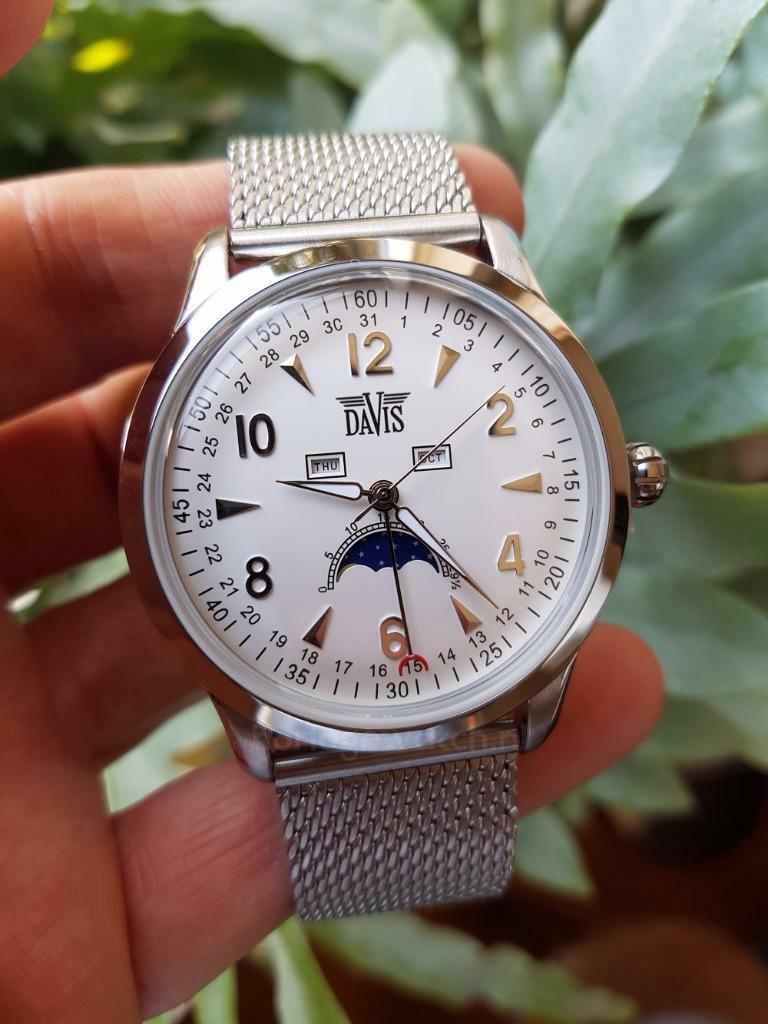 Davis horloges | HorlogeWatch officieel dealer!, Sieraden, Tassen en Uiterlijk, Horloges | Heren, Nieuw, Overige merken, Overige materialen