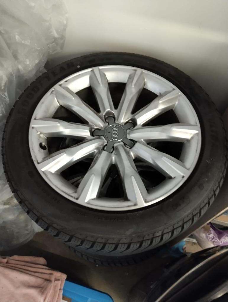 audi a6 c7 vegen met winterbanden, Auto-onderdelen, Banden en Velgen, 18 inch, Banden en Velgen, Personenwagen, Gebruikt