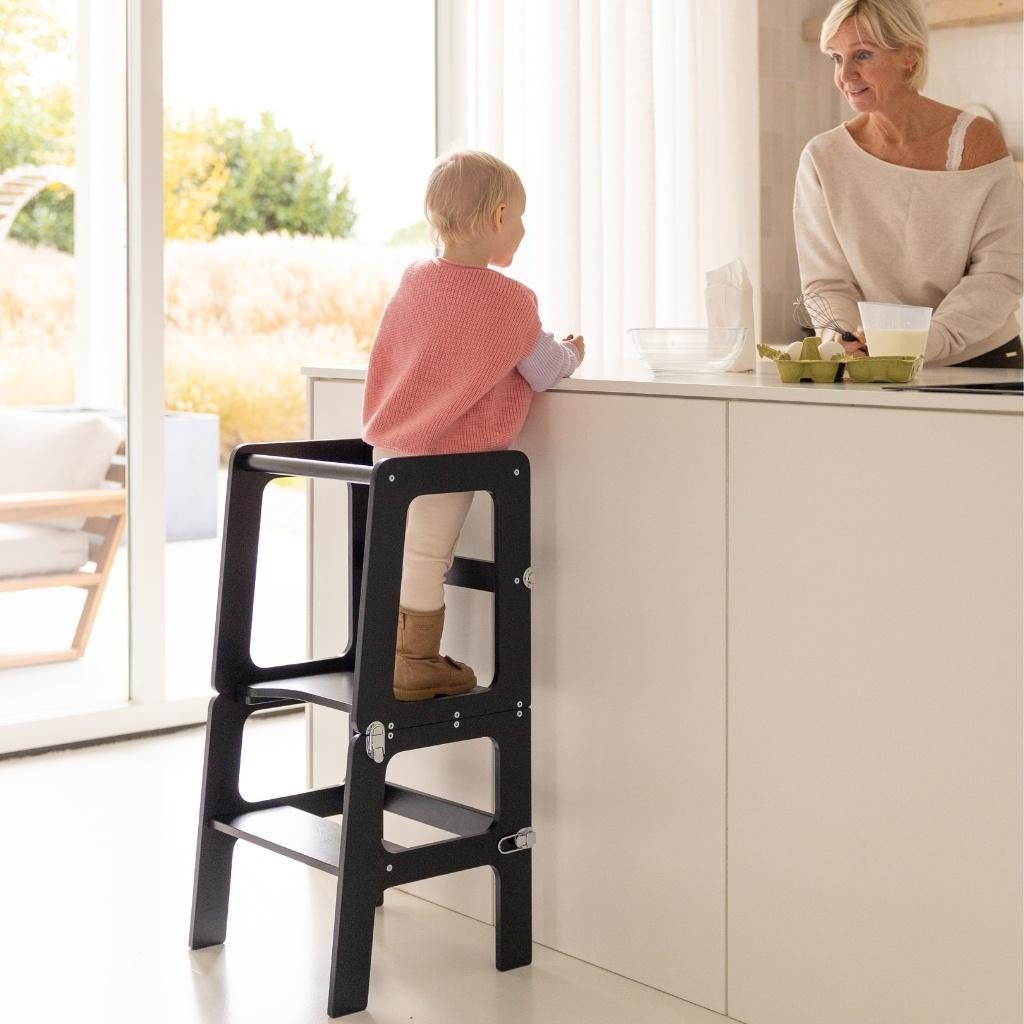 Houten montessori leertoren Jindl 2-in-1 div. kleuren, Jindl, Info@jindl.nl, Overige typen, Nieuw