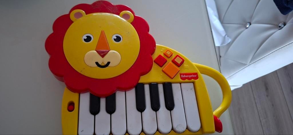 Fisher-Price Leeuw Piano, Ophalen of Verzenden, Zo goed als nieuw, Overige typen, Met licht
