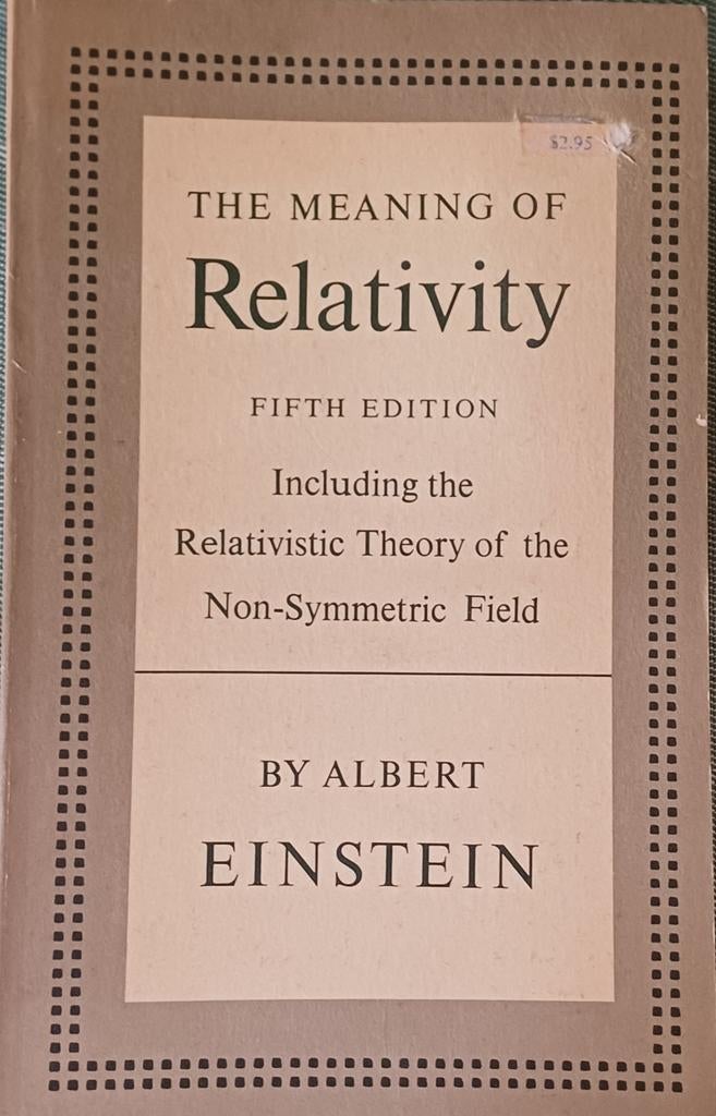 The Meaning of Relativity - Albert Einstein (1974), Ophalen of Verzenden, Gelezen, Albert Einstein, Natuurwetenschap